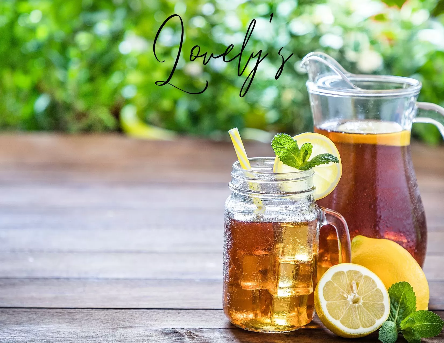 lovelys meal plan Peach-Mango Iced Tea 1/2 Gallon